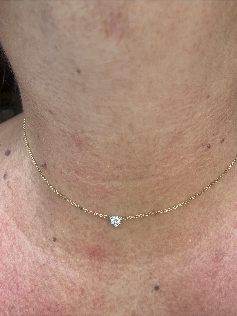 Tiffany & Co. Elsa Peretti Diamonds by the Yard 18k Gold Necklace - Picture 7 of 7